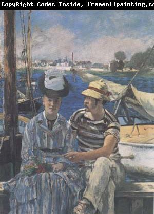 Edouard Manet Argenteuil (The Boating Party) (mk09)